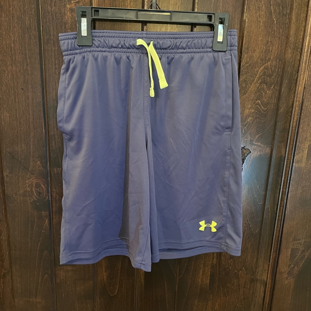 Boys Under Armour Light Navy Shorts